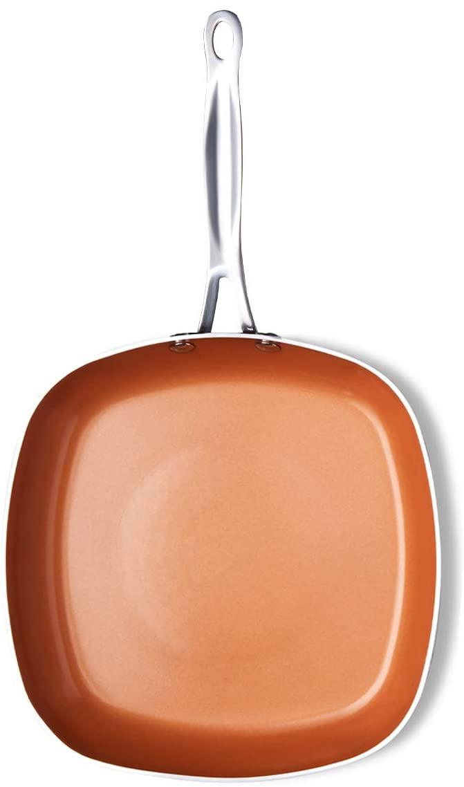 Gotham Steel Tri-Ceramal 12.5" Square Shallow Pan