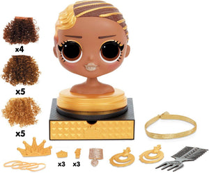 L.O.L. Surprise! O.M.G. Styling Head Royal Bee with Stick-On Hair LOL - Gadget Station