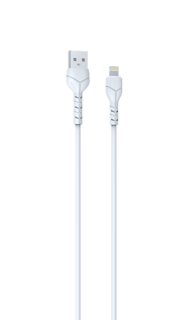 Devia 1m (2.1A) USB to Lightning Cable White