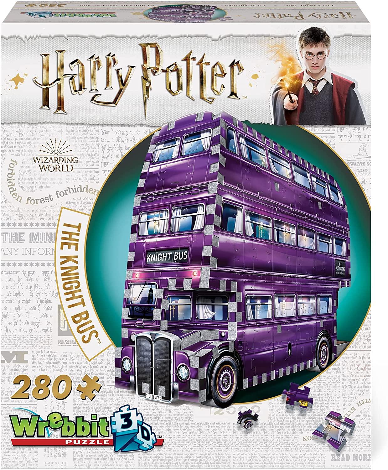 Wrebbit 3D Harry Potter The Knight Bus 3D Puzzle 280 pieces