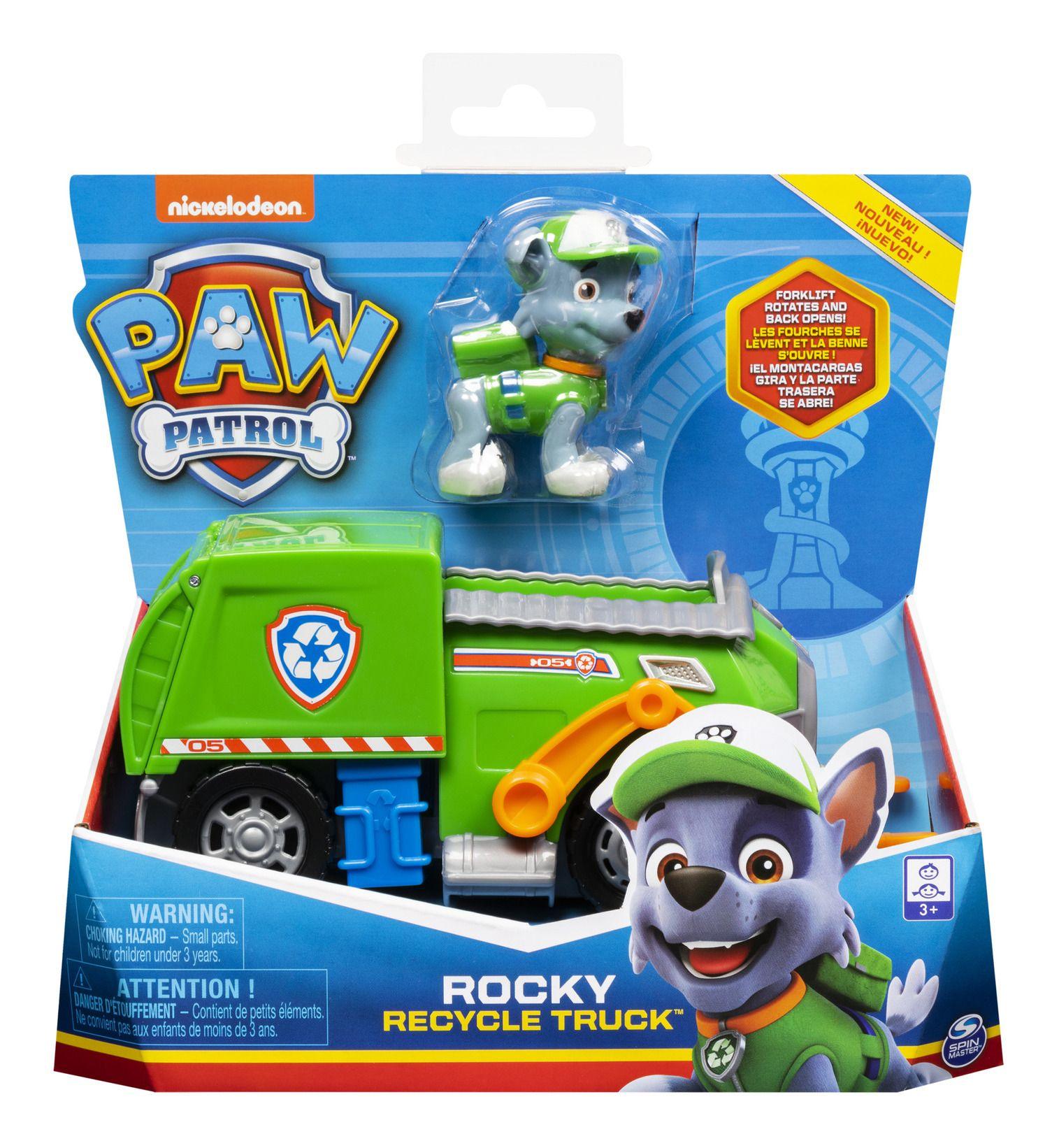 Paw Patrol Basic Vehicle Rocky Recycle Truck
