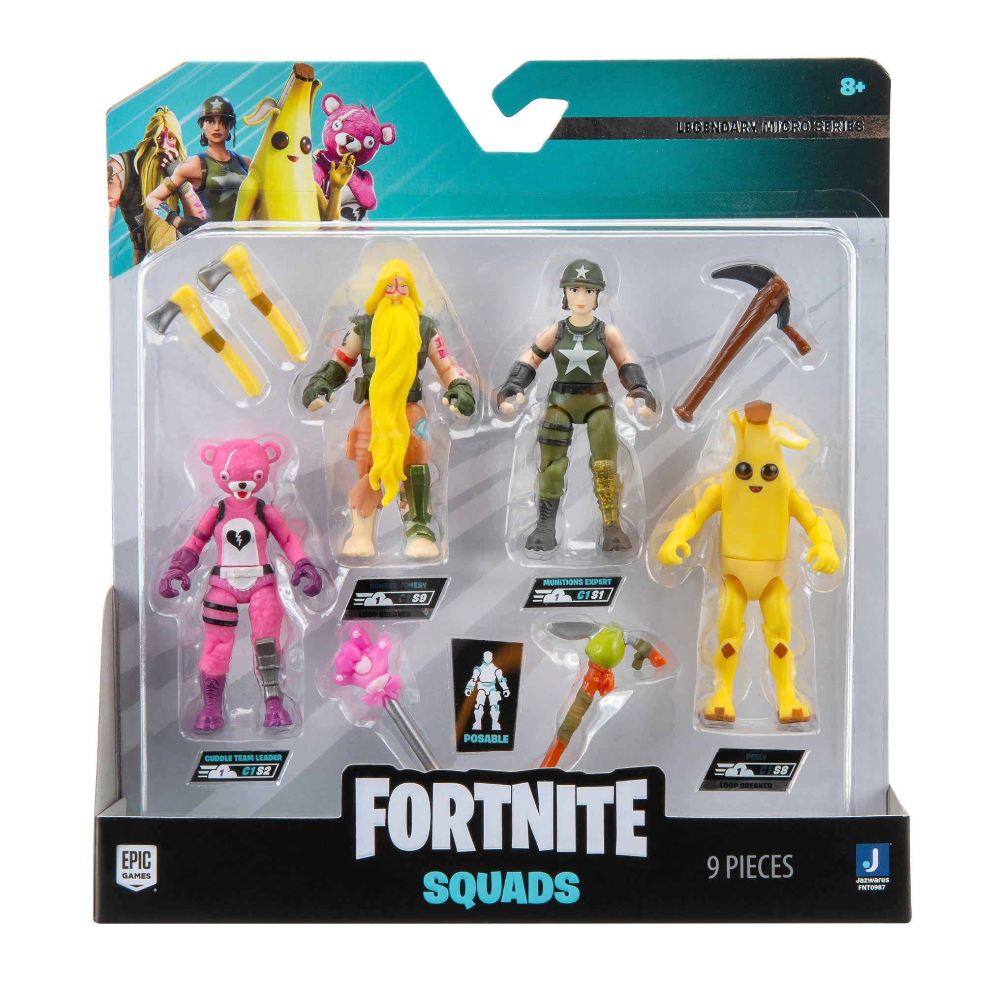 Fortnite 4 Figure Pack Micro Legendary Series