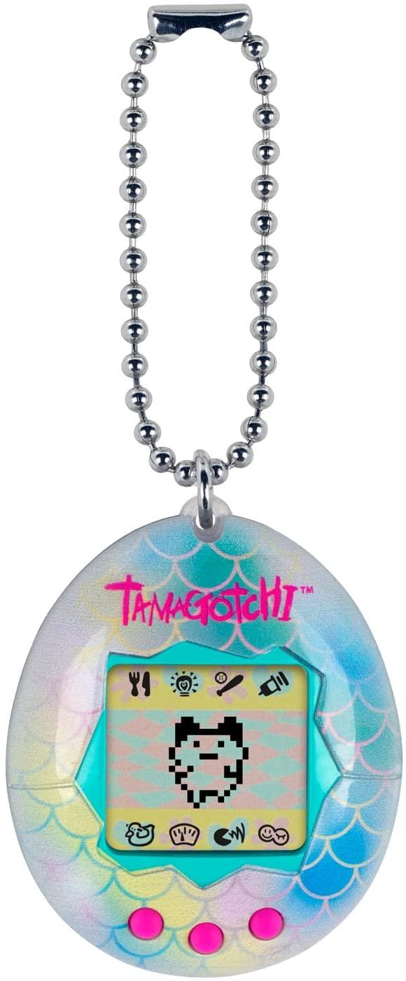 TAMAGOTCHI Original Electronic Mermaid - Feed, Care, Nurture-Virtual Pet with Chain for on The go Play