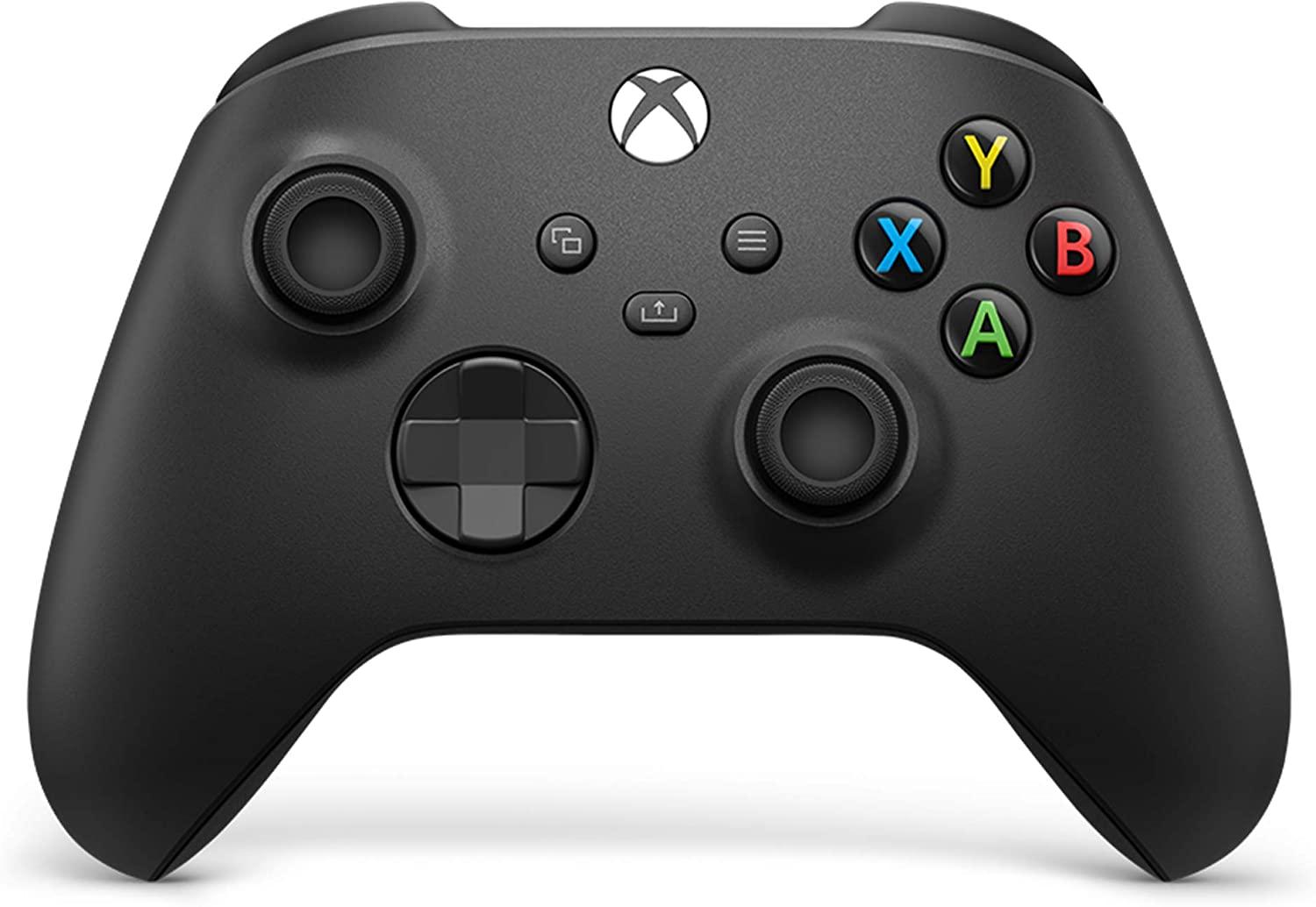 Xbox Wireless Controller Carbon Black for Xbox Series X, Xbox One, Windows 10 PC, Android, and iOS