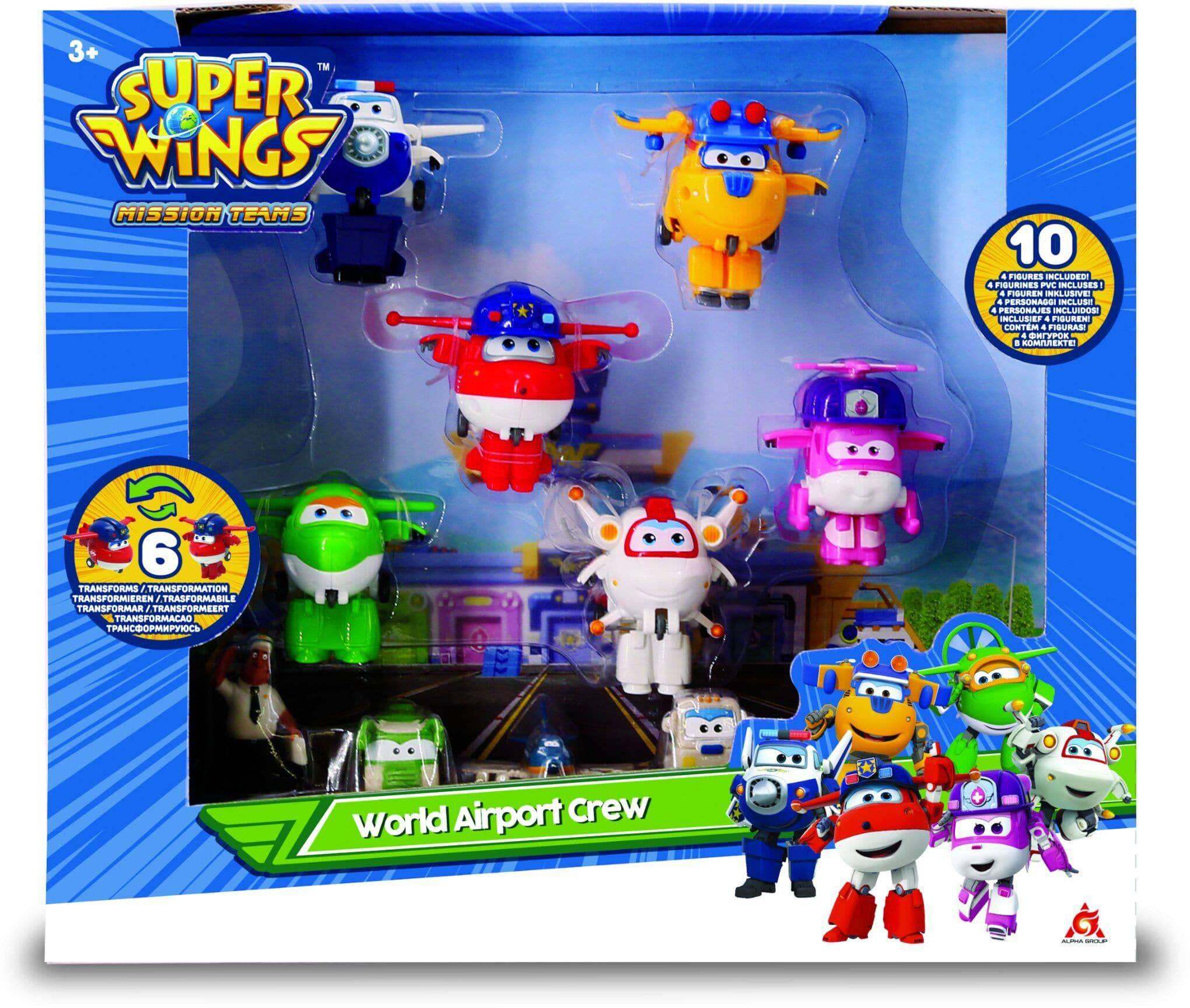 Super wings World Airport Crew 10 Pack