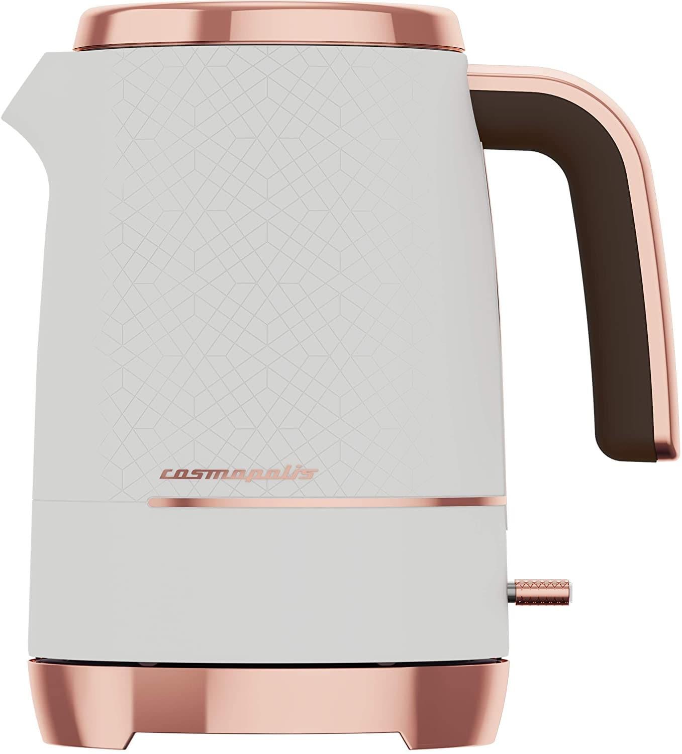 Beko Cosmopolis 1.7L Kettle 3000 Watt White/Rose Gold