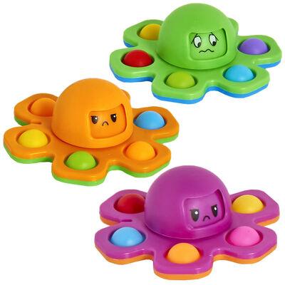 Fidget Pop ‘N’ Spin: Assorted Octopus - Random Delivery
