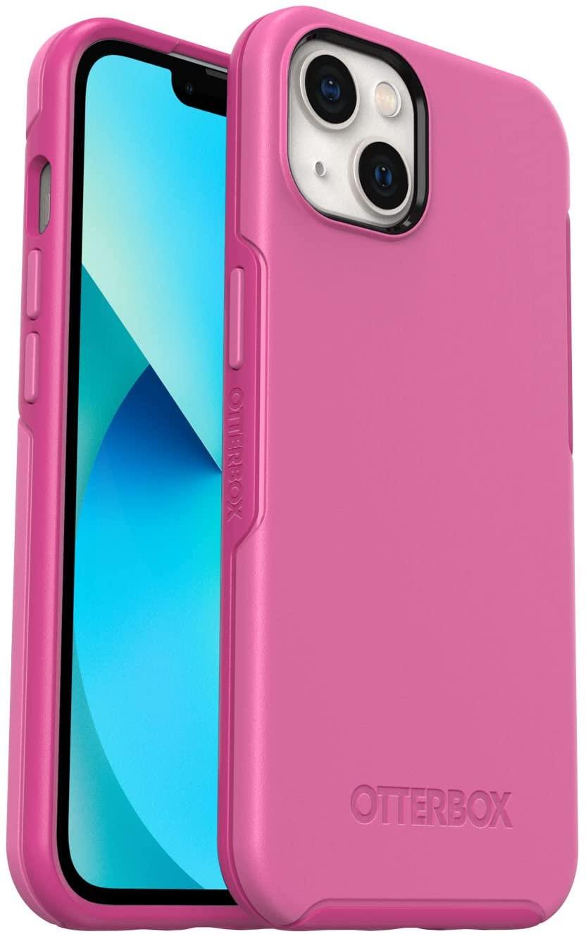 OtterBox for Apple iPhone 13, Sleek Drop Proof Protective Case Cover with MagSafe, Symmetry+ Series, pink
