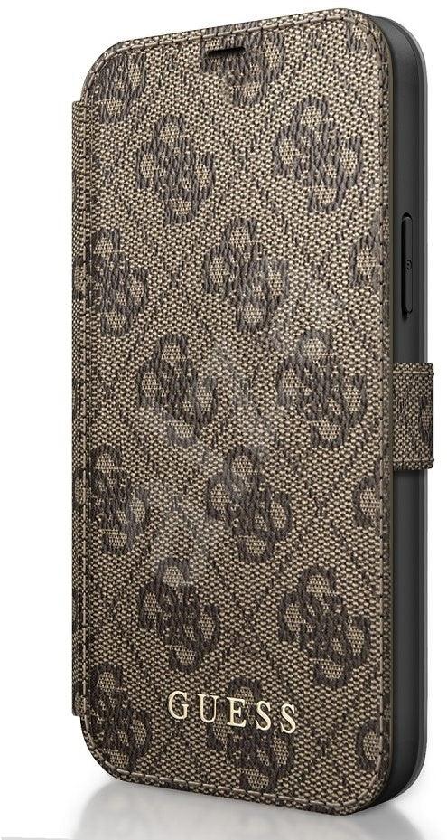 Guess Apple iPhone 12/12 Pro 6.1" Flip Brown Hardcase 4G Case Cover