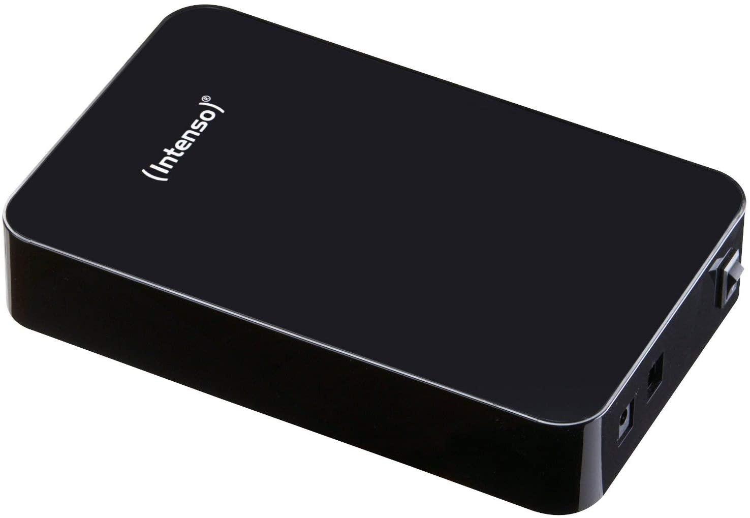 Intenso Memory Center 6 TB 3.5" external hard drive USB 3.2 1st Gen (Wired, External Power Supply, USB 3.0) Black for Mac, PC, PS4, PS5, Xbox