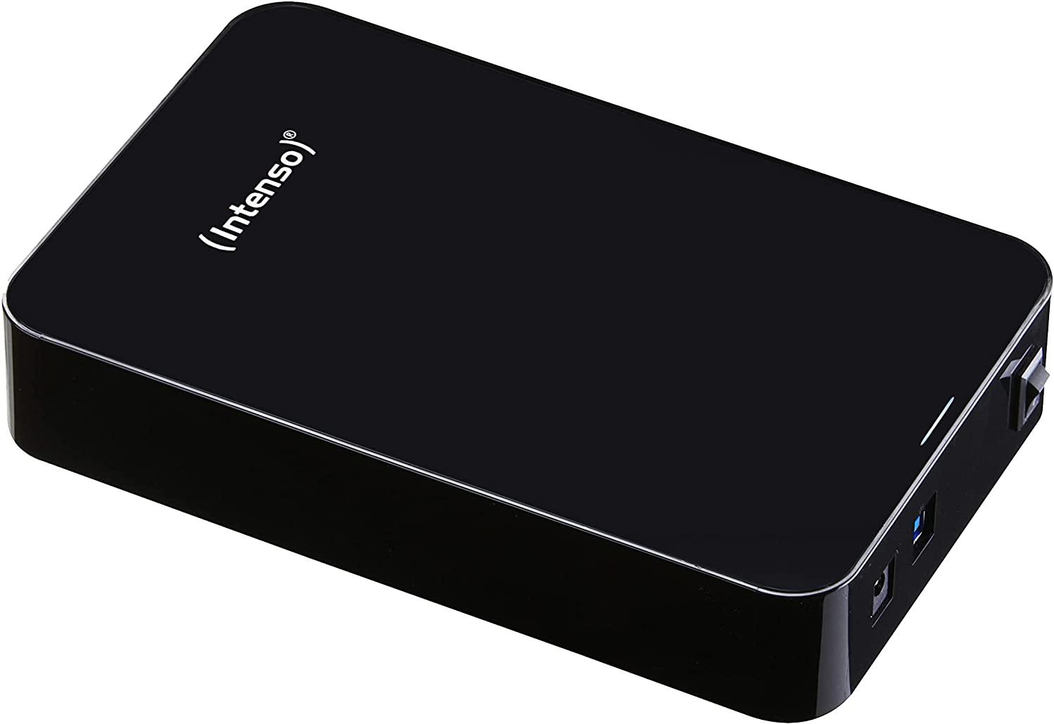 Intenso Memory Center 8 TB 3.5" external hard drive USB 3.2 1st Gen (Wired, External Power Supply, USB 3.0) Black for Mac, PC, PS4, PS5, Xbox