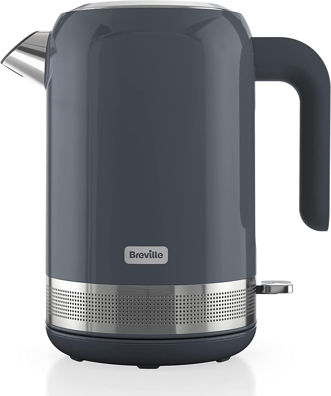 Breville High Gloss Kettle, 3 W, 1.7 liters, Grey