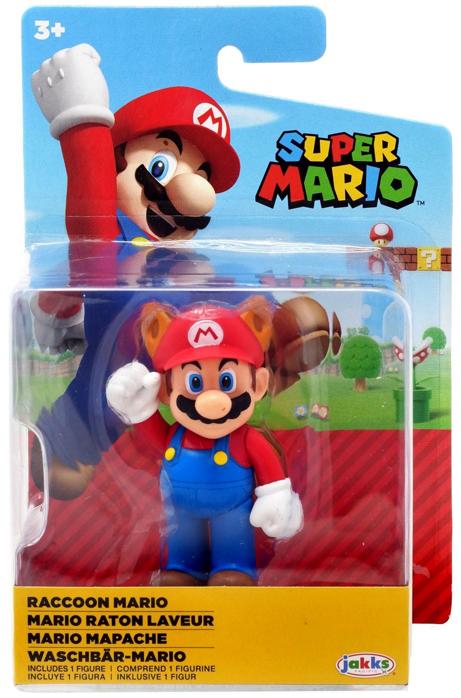 World of Nintendo Super Mario Raccoon Mario 2.5-Inch Mini Figure
