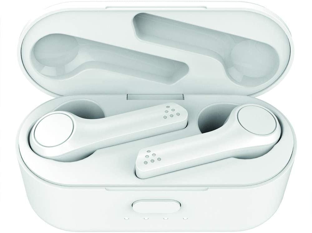 Toshiba True Wireless Earbuds With Voice Control for Android and Apple - White