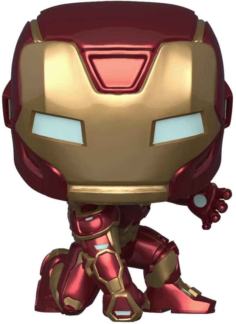 Funko POP Marvel: Avengers Game-Iron Man (Stark Tech Suit) Collectible Toy, Multicolour