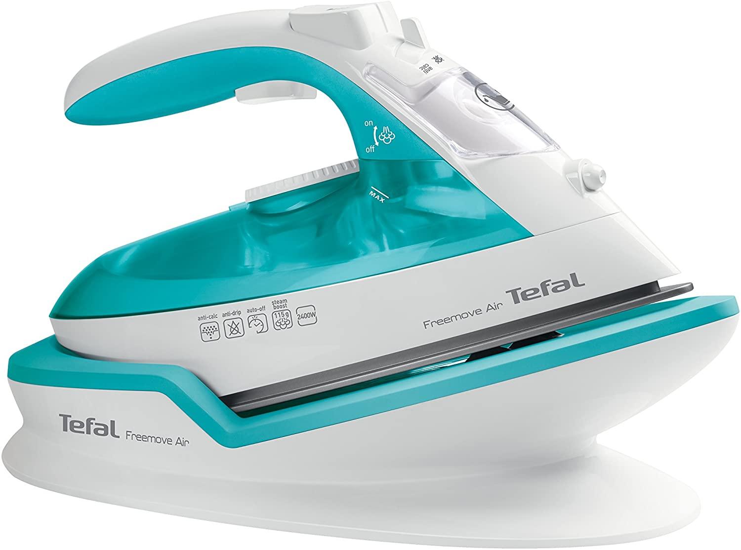 Tefal Freemove Air Cordless Steam Iron, 2400 W, Blue