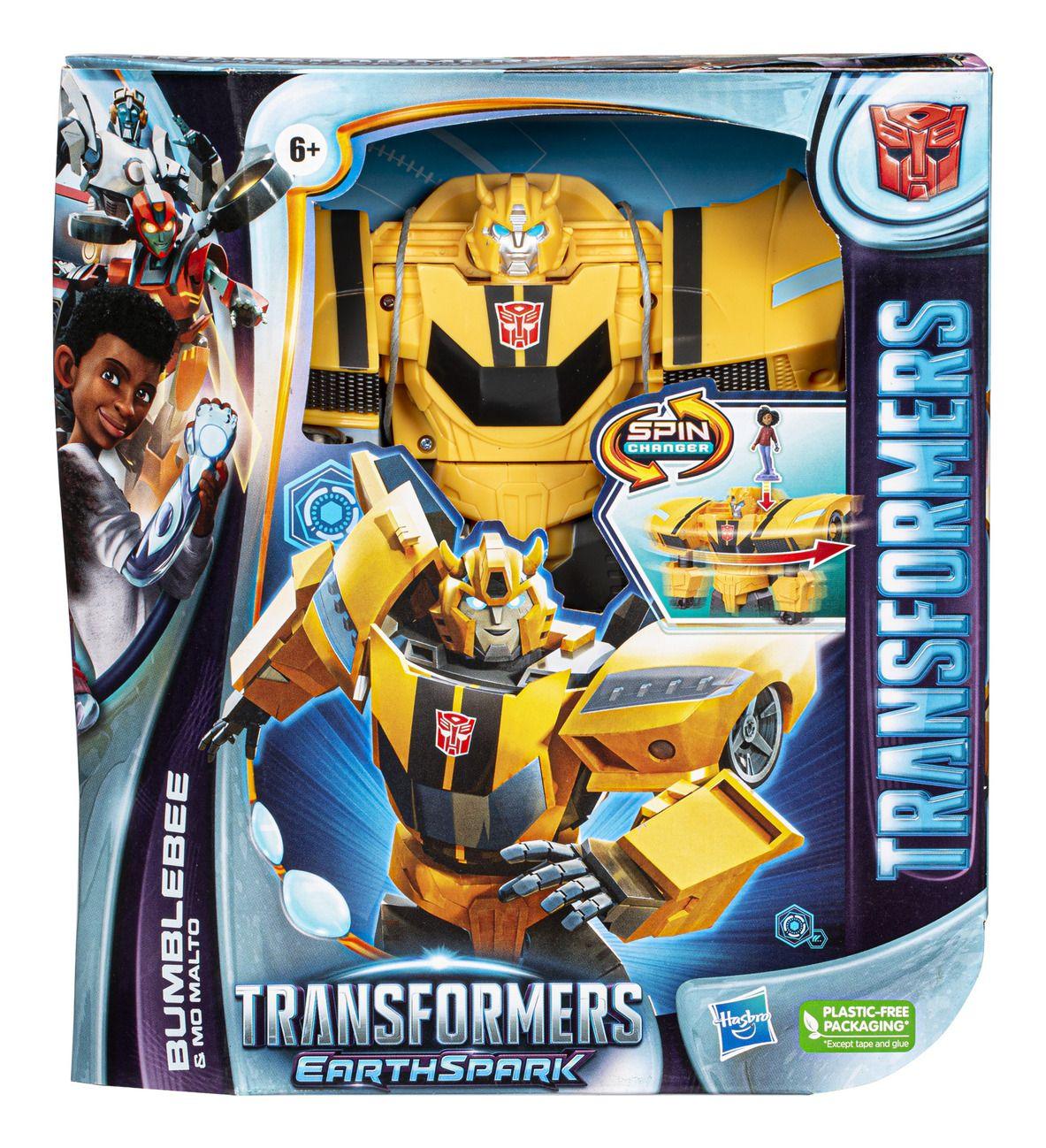 Transformers EarthSpark Spin Change Bumblebee Figure
