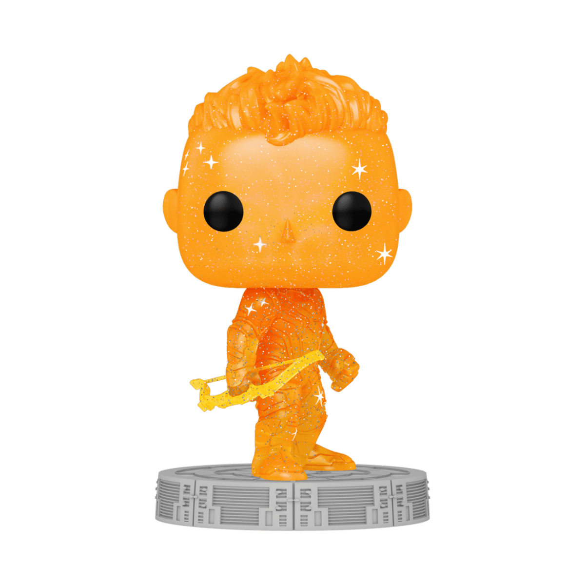 Funko POP! POP Artist Series: Infinity Saga - Hawkeye (Orange) - with Hard Pop Protector
