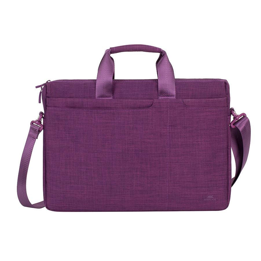 Rivacase Biscayne Briefcase Laptop Carrying Case Bag 15.6" Purple