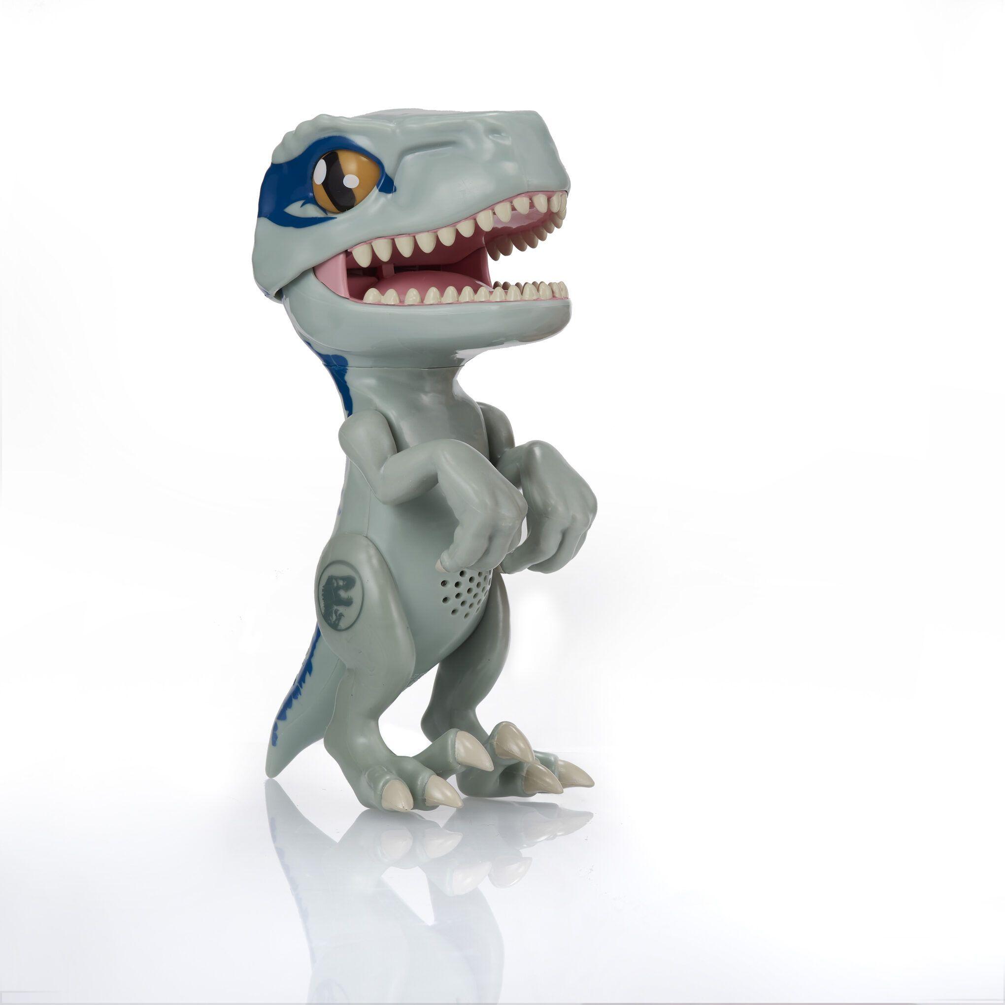 Jurassic World Trigger Chomper Velociraptor Blue