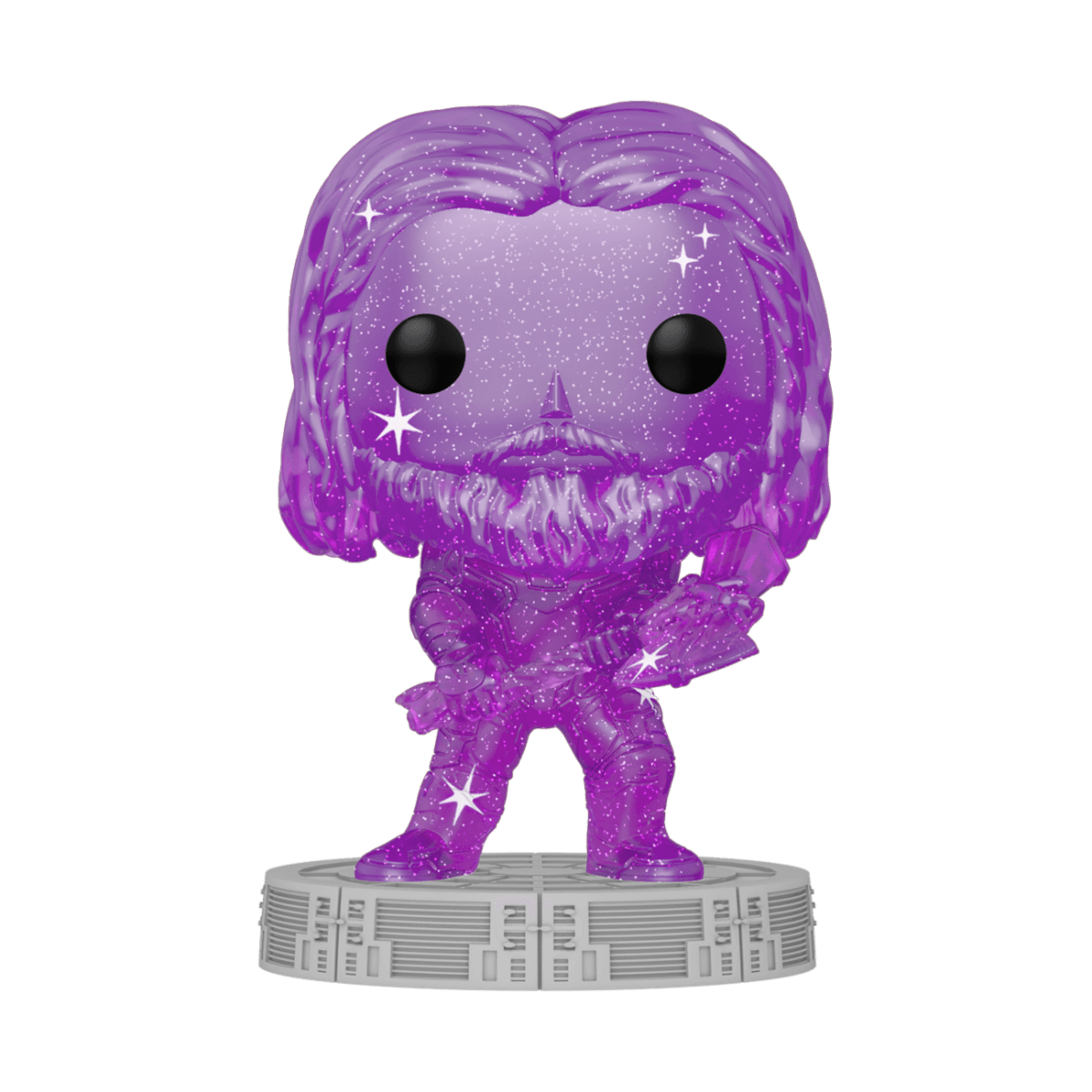 Funko POP! POP Artist Series: Infinity Saga - Thor (Purple) - with Hard Pop Protector