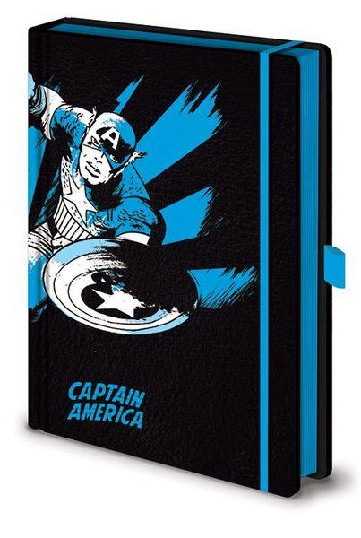 Marvel Retro Captain America Premium A5 Notebook