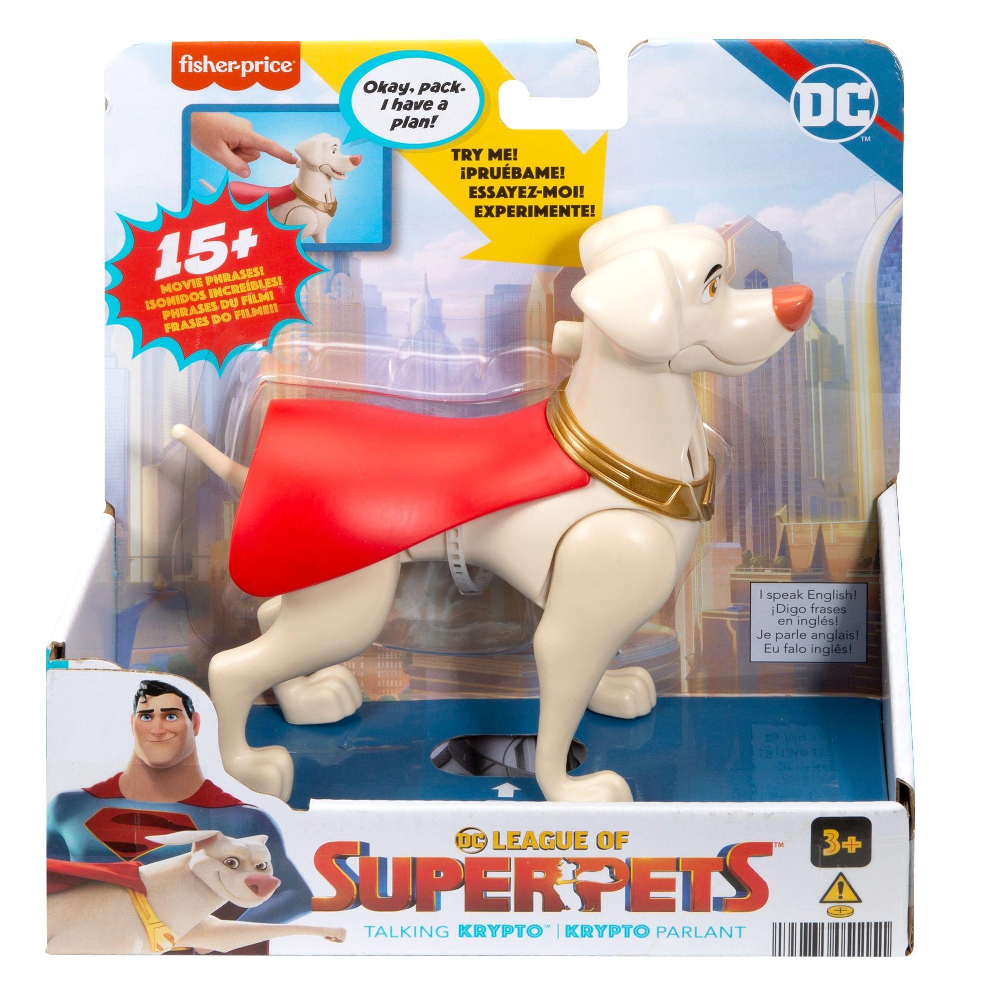 DC League of Super Pets Talking Figure Krypto