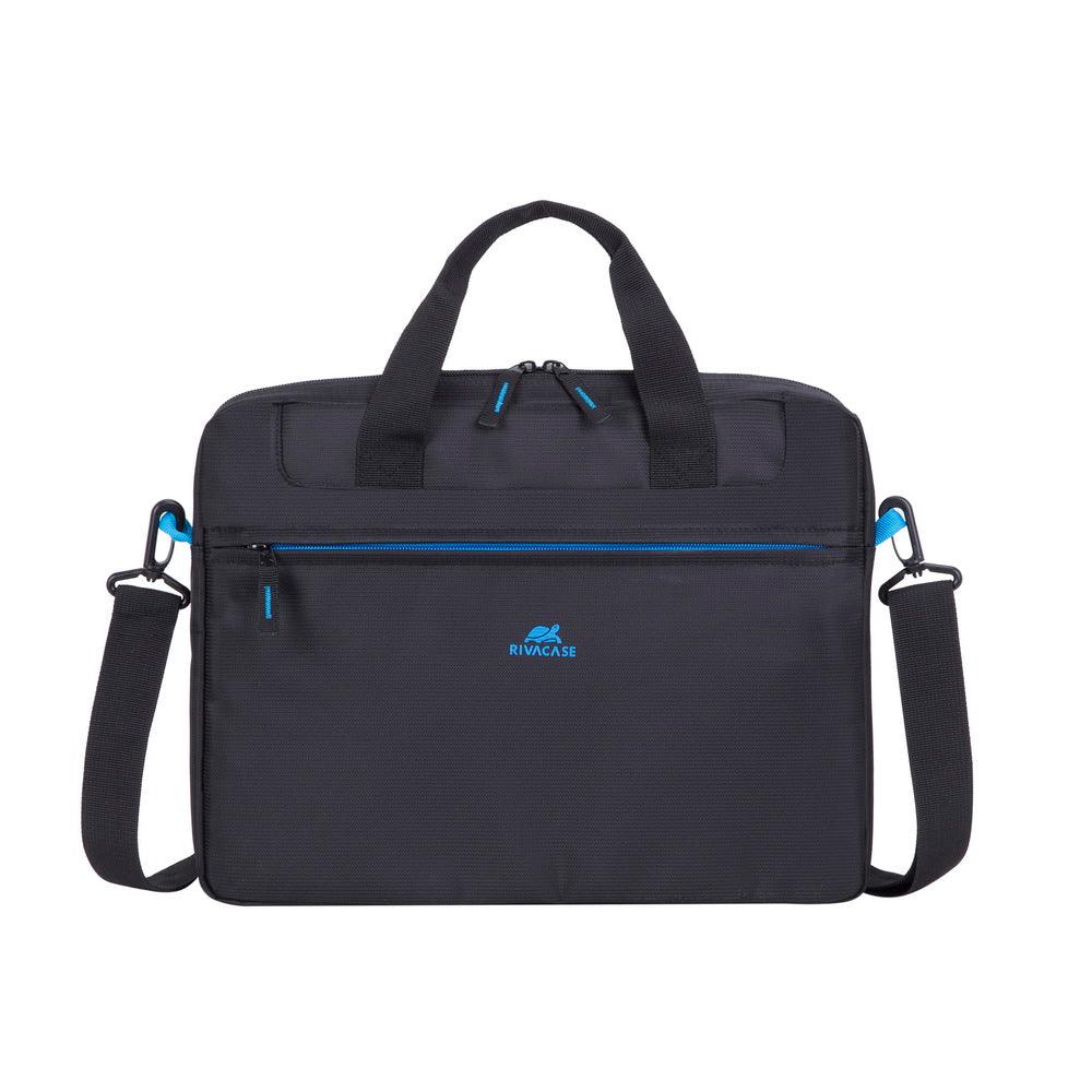 Rivacase Black Regent II Briefcase Laptop Carrying Case Bag 14" Black