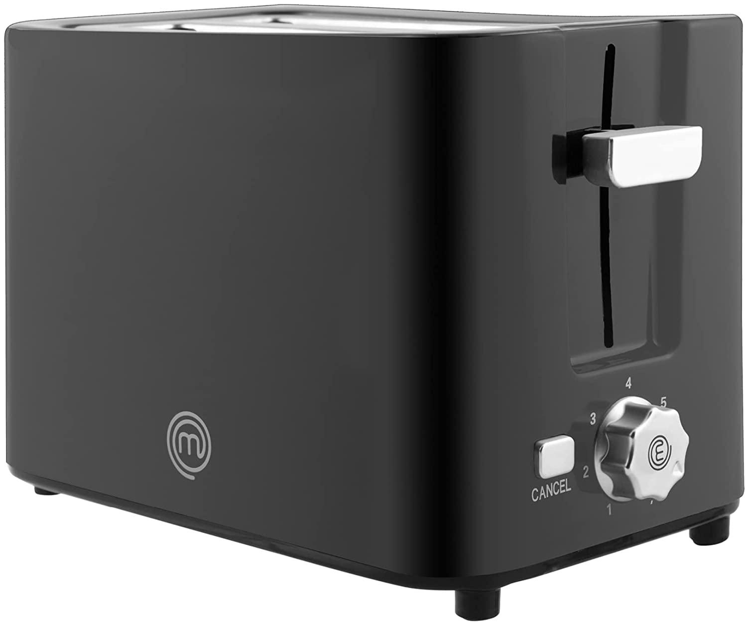 MasterChef Toaster, 7-way Heat Setting, Auto Pop-Up & Shut-Off Function, 700W Power Input
