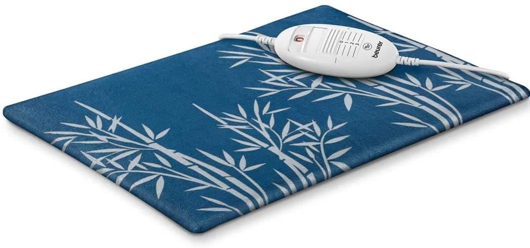Beurer HK35 Heat Pad | Electric Heat pad for Pain Relief and Relaxation | 3 electronically Regulated Temperature Settings | Machine-Washable Cotton Cover | Rapid Warm-up | Automatic Switch-Off