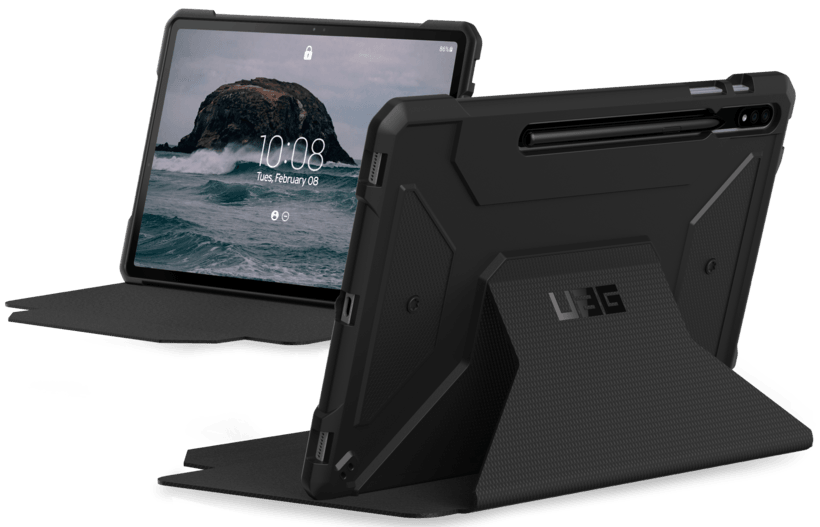 UAG Metropolis Case Cover for Samsung Galaxy Tab S8 Plus & S7 Plus 12.4" Black