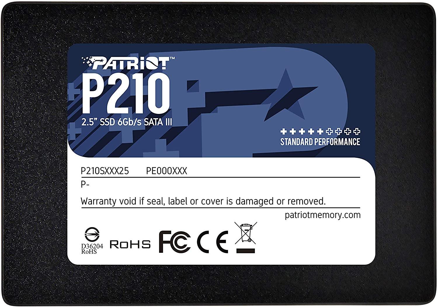 Patriot P210 512GB 2.5 Inch SATA III Internal SSD Solid State Drive