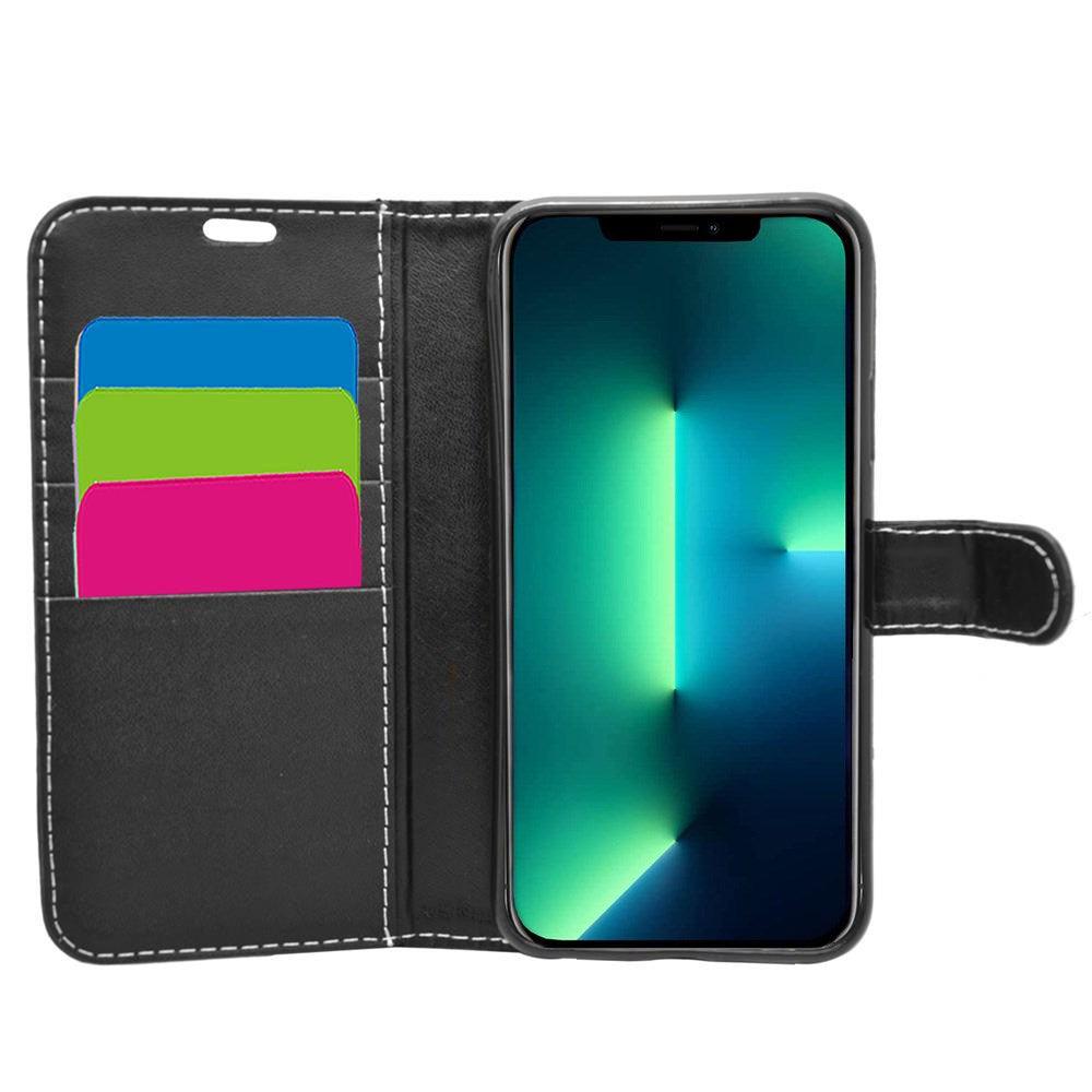 Wallet Case Cover for Apple iPhone 13 Pro Black