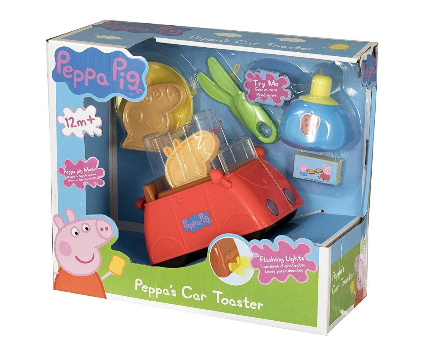 Peppa Pig Car Toaster, Official Peppa Pig Toy Playset Lights & Sounds Great For Kids