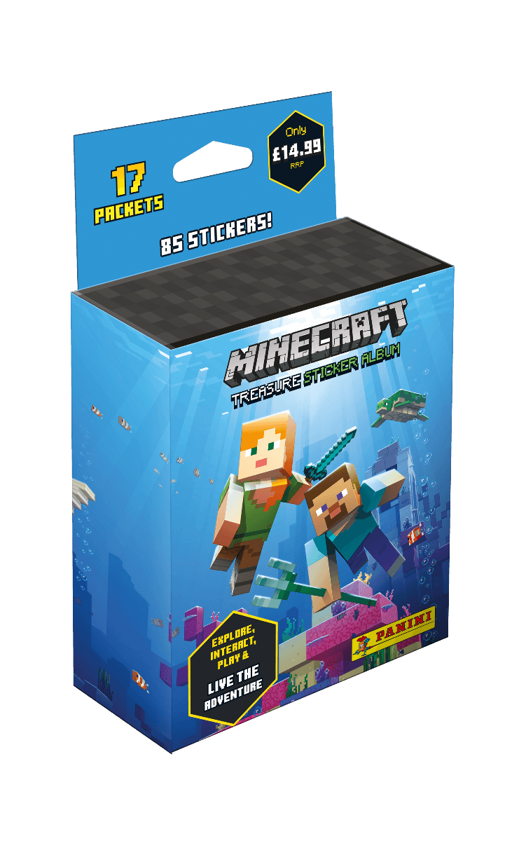 Minecraft Treasure Sticker Collection Multiset