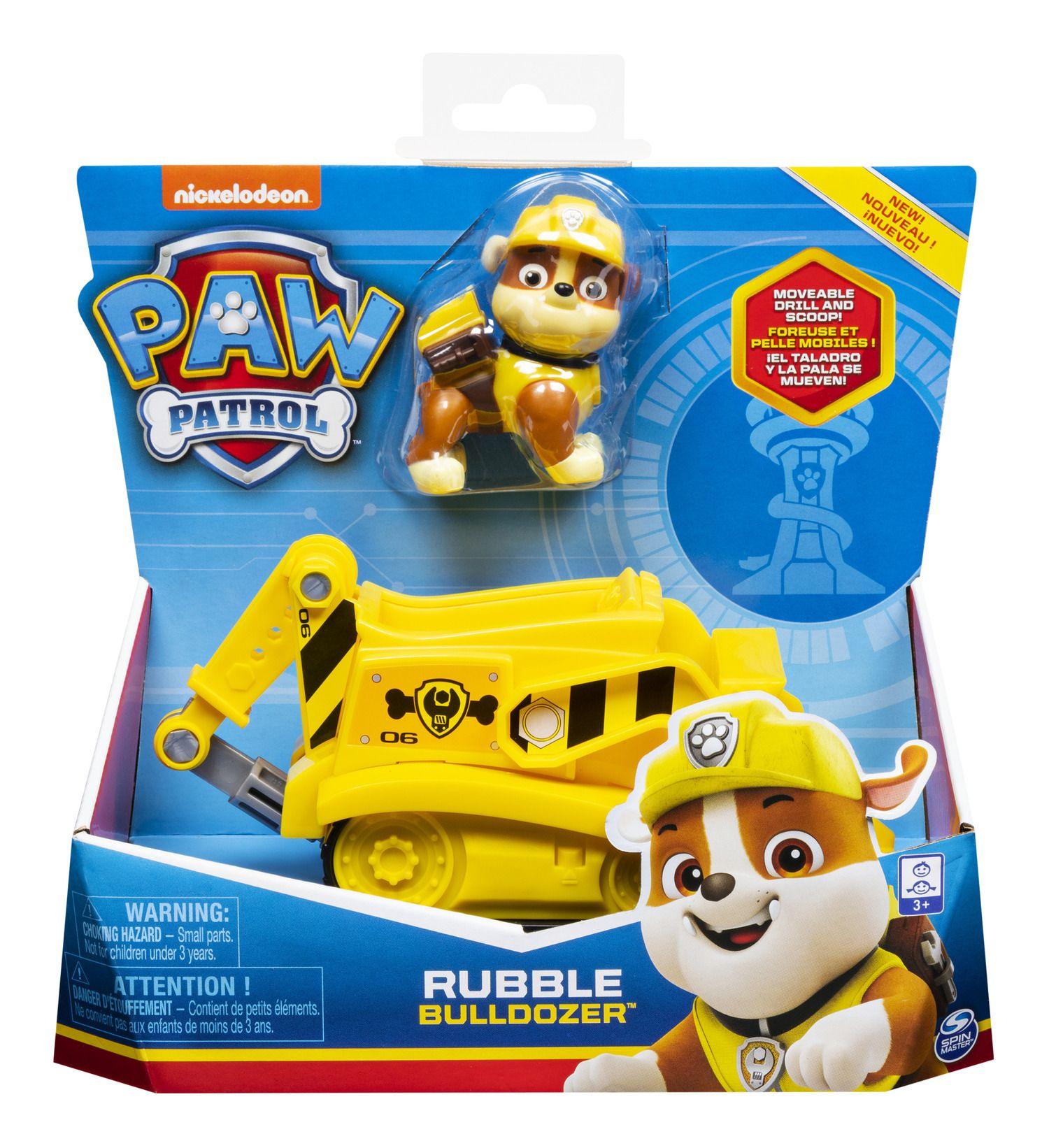 Paw Patrol Basic Vehicle Rubble Bulldozer