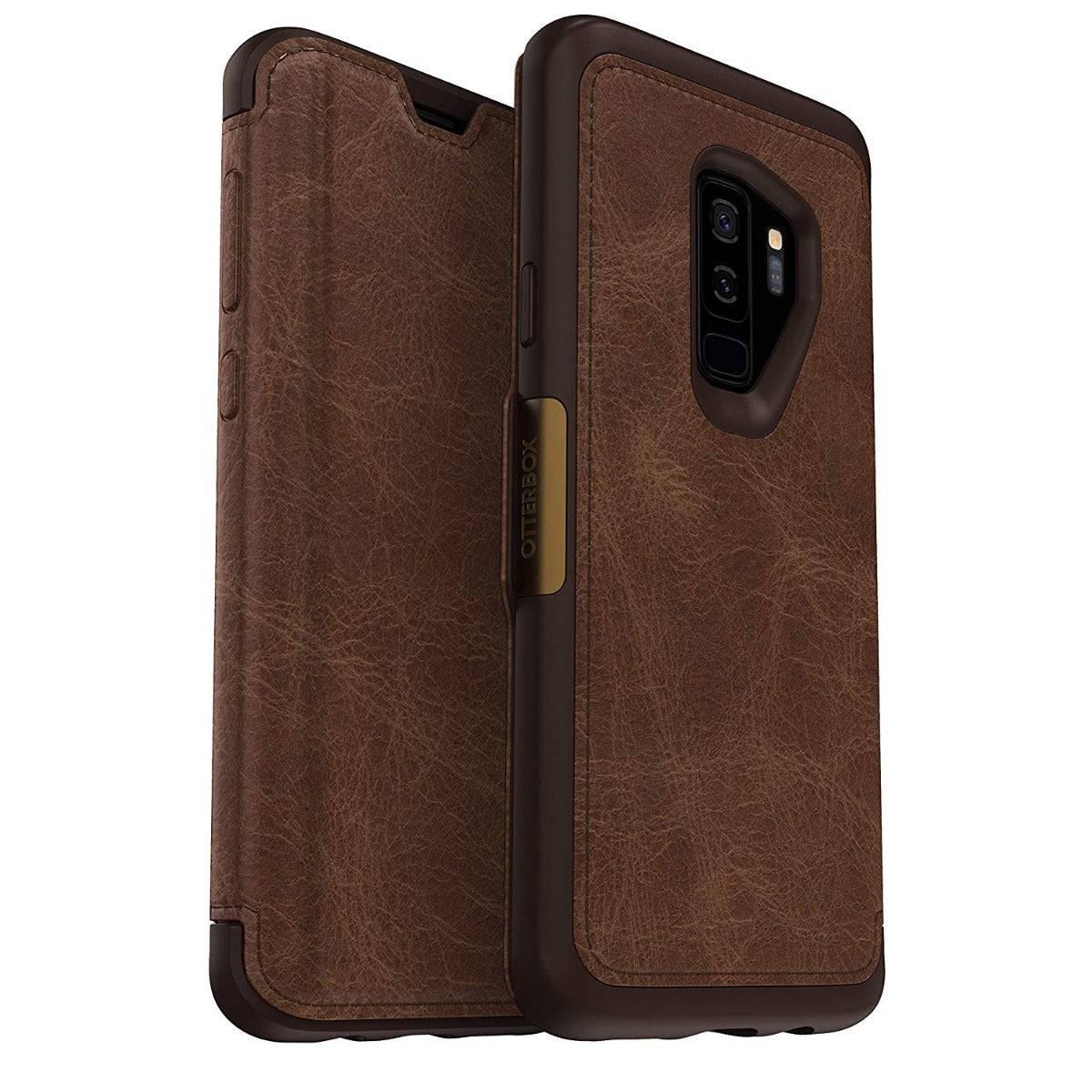 OtterBox Strada Folio Case for Samsung Galaxy S9+ - Espresso
