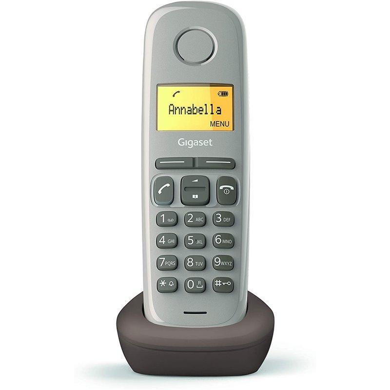 Gigaset Brown Single Digital Cordless Home House Phone Telephone, Pack of 1