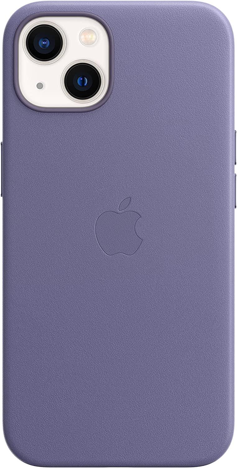 Apple Leather Case with MagSafe (for iPhone 13) Wisteria