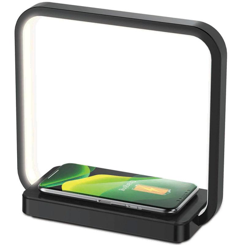 Groov-e Artemis Wireless Charging Station with LED Touch Light Black