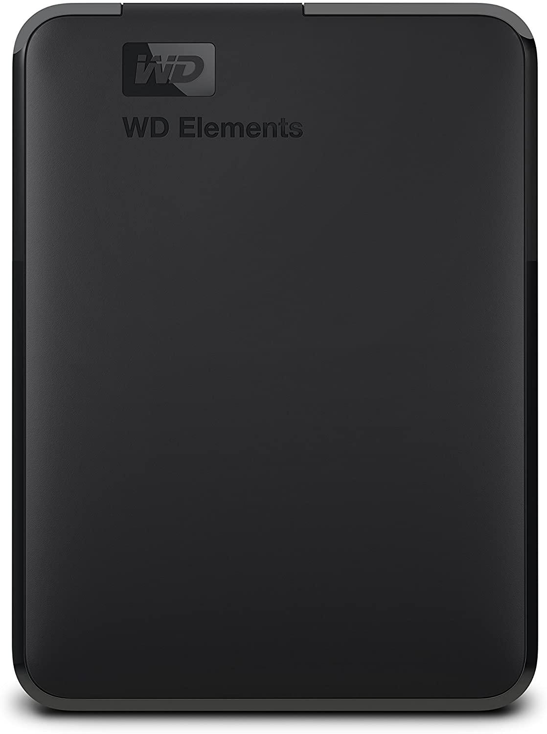 Western Digital WD 1TB Elements Portable USB 3.0 External Hard Drive for Mac, PC, PS4, Xbox