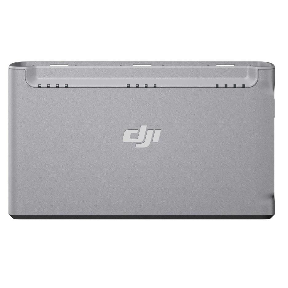 DJI Mini 2 Two-Way Charging Hub - Drone Battery Charging Hub, Recharge up to 3 Batteries Simultaneously, Power Adapter, Compact and Portable, Power Bank - Silver