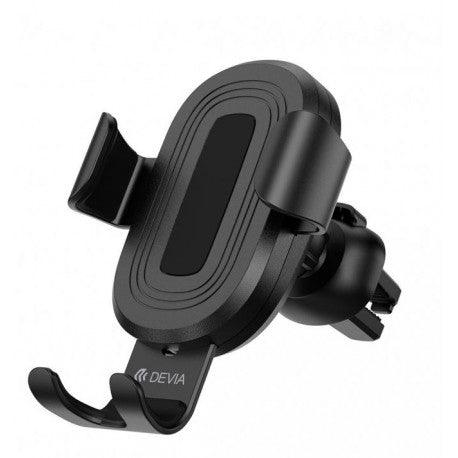 Devia 10W Wireless Charging Gravity Sensor Air Vent Car Holder Black