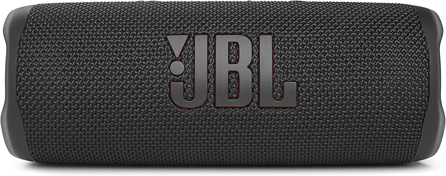 JBL Flip 6 - Portable Bluetooth Speaker, powerful sound and deep bass, IPX7 waterproof, 12 hours of playtime, JBL PartyBoost for multiple speaker pairing, speaker for home, outdoor and travel (Black)