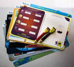 Skillmatics: Space Explorers (Write & Wipe Activity Mats) (6-9 Years) - Gadget Station