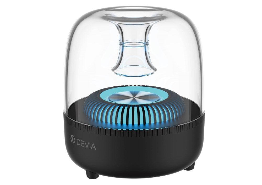 Devia 5W 360 Crystal HIFI Bluetooth Wireless Speaker Multicoloured Black