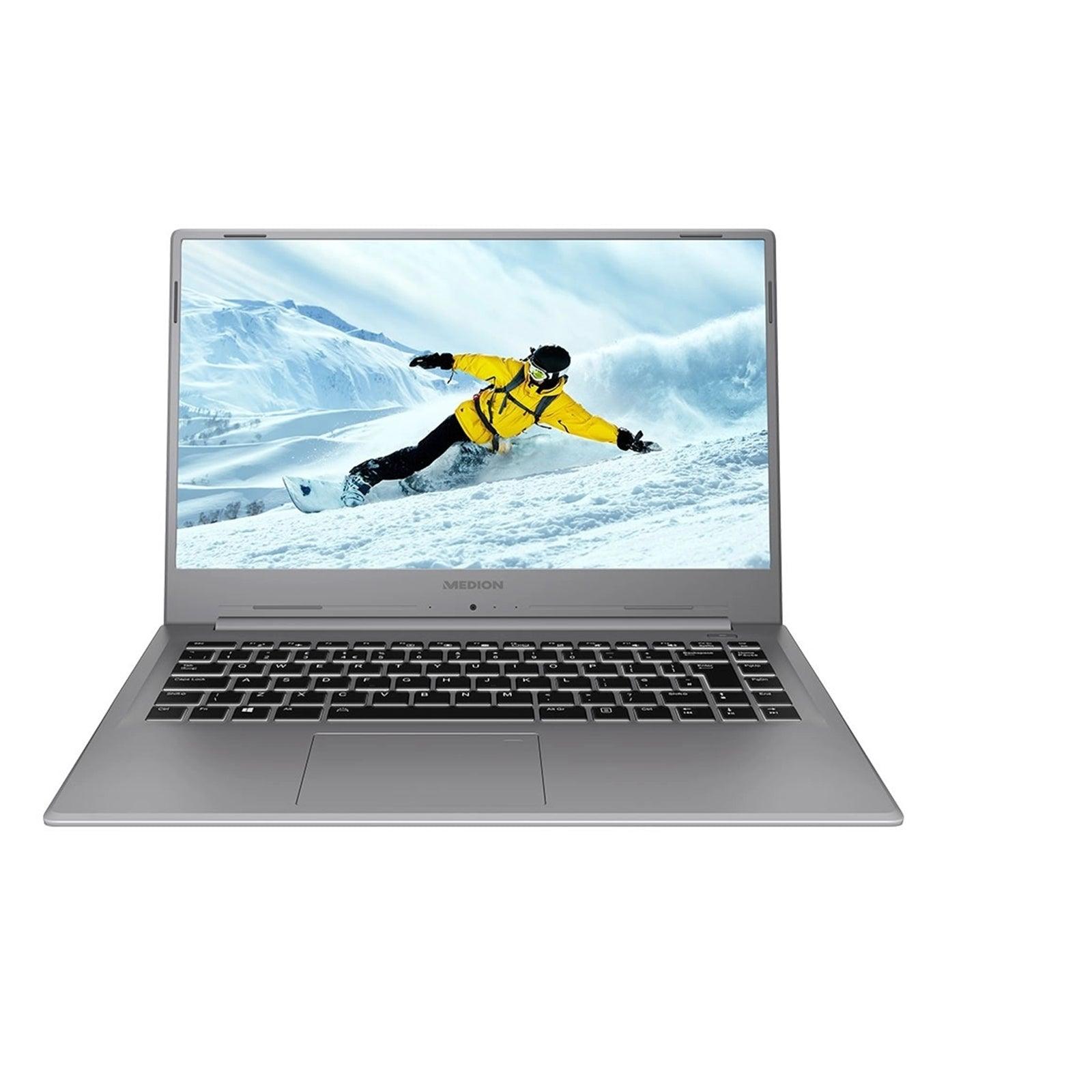 MEDION Akoya Laptop, 15.6 Inch Full HD 1080p Screen, Intel Core i5-10210U, 8GB RAM, 512GB SSD, Windows 11 Home