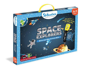 Skillmatics: Space Explorers (Write & Wipe Activity Mats) (6-9 Years) - Gadget Station
