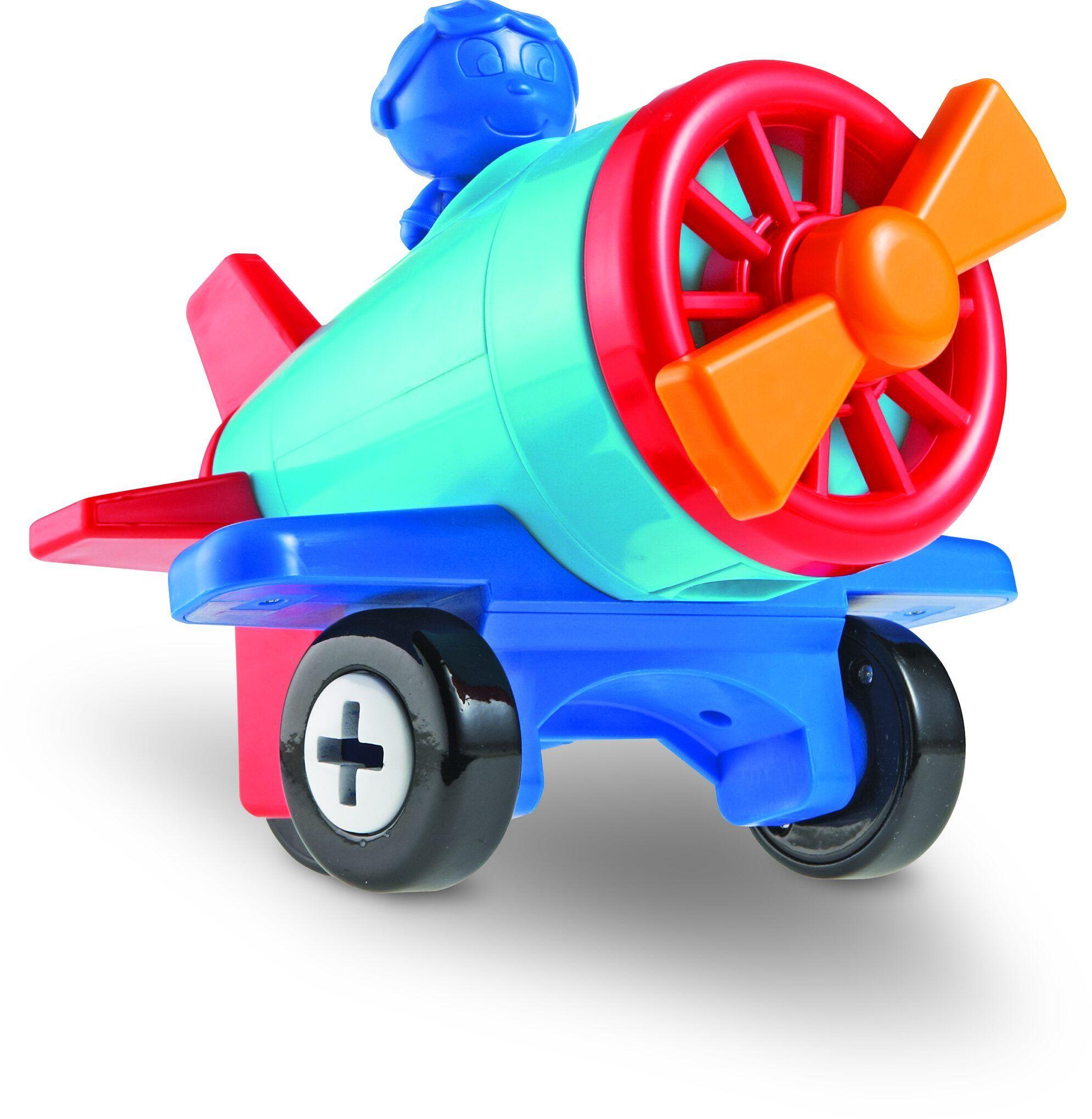 Learning Resources 1-2-3 Build It! Car-Plane-Boat