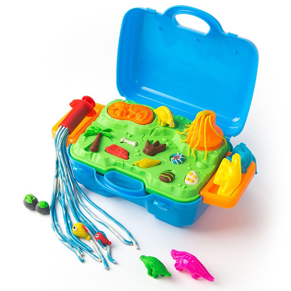 Super Soft Modeling Dough Kit Dinosaur Case